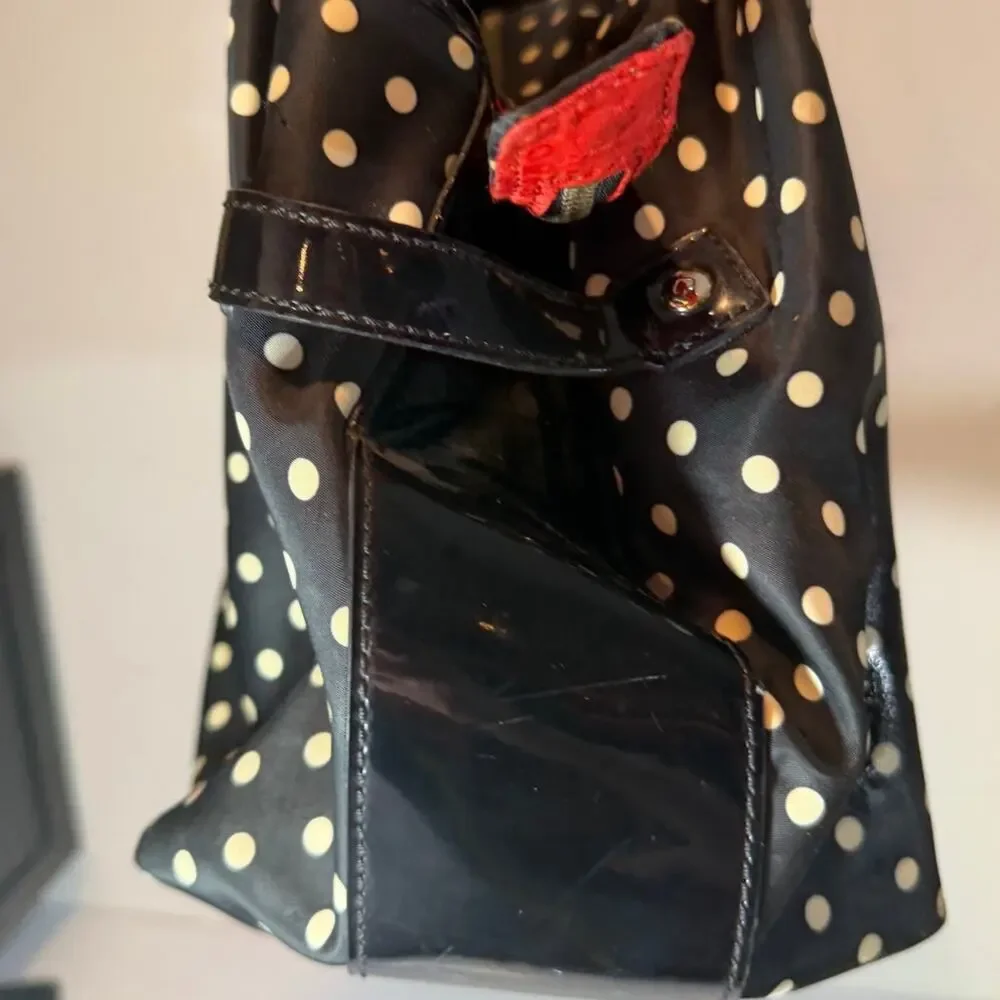 Kate Spade Stevie Spot Nylon Dot Shoulder Bag Tote Handbag Purse SEE PHOTOS